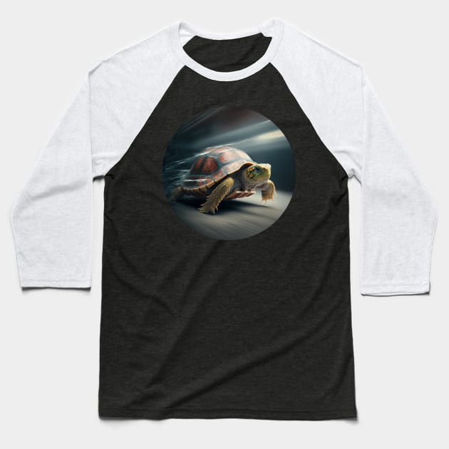 Slow is smooth v4 (no text) Baseball T-Shirt by AI-datamancer